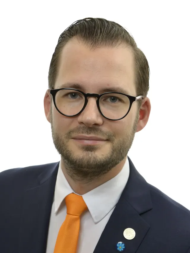 Porträtt av Mattias Bäckström Johansson